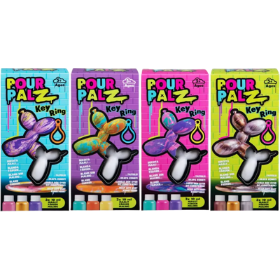 Pour Palz askartelu Balloon Dog avaimenperä, erilaisia Pour Palz askartelu Balloon Dog avaimenperä, erilaisia