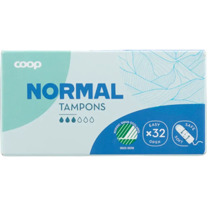 Coop tamponi normaali 32 kpl Coop tamponi normaali 32 kpl