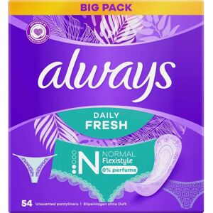 Always 54 kpl Flexistyle Normal pikkuhousunsuoja Always 54 kpl Flexistyle Normal pikkuhousunsuoja