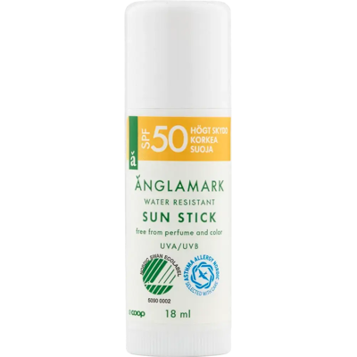 Änglamark Sun stick SPF50 aurinkopuikko 18 ml Änglamark Sun stick SPF50 aurinkopuikko 18 ml
