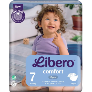 Libero Comfort teippivaippa koko 7, 28 kpl, 16-26kg Libero Comfort teippivaippa koko 7, 28 kpl, 16-26kg