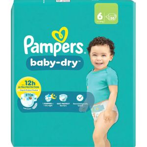 PAMPERS Baby-Dry S6 13-18kg Vuotamattomat vaipat PAMPERS Baby-Dry S6 13-18kg Vuotamattomat vaipat