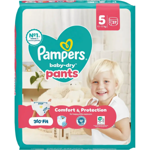 Pampers Baby Dry Pants S5 11-17kg 37kpl housuvaippa Pampers Baby Dry Pants S5 11-17kg 37kpl housuvaippa