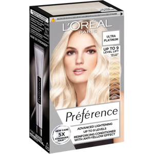 L'Oréal Paris Preference Ultra Platinum - Hiusten vaalennus L'Oréal Paris Preference Ultra Platinum - Hiusten vaalennus