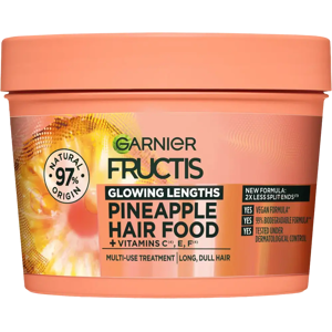 Garnier Fructis Ananas Hiustenhoitonaamio 3-in-1 - Pitkät hiukset Garnier Fructis Ananas Hiustenhoitonaamio 3-in-1 - Pitkät hiukset