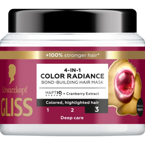 Schwarzkopf Gliss 4-in-1 Color Radiance syvähoito 400 ml Schwarzkopf Gliss 4-in-1 Color Radiance syvähoito 400 ml