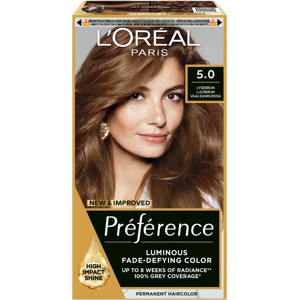 L'Oréal Paris Preference 5.0 Roma Vaaleanruskea - Hiusväri L'Oréal Paris Preference 5.0 Roma Vaaleanruskea - Hiusväri