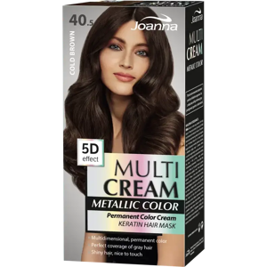 Joanna Multi Cream Metallic Color Cold Brown 40.5 hiusväri Joanna Multi Cream Metallic Color Cold Brown 40.5 hiusväri