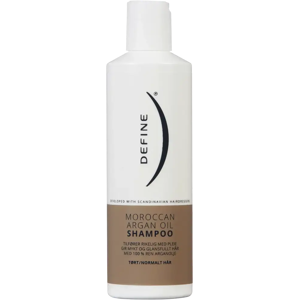 Define Moroccan Argan Oil shampoo arganöljyä sisältävä shampoo kuiville/normaaleille hiuksille 250ml Define Moroccan Argan Oil shampoo arganöljyä sisältävä shampoo kuiville/normaaleille hiuksille 250ml