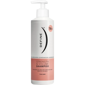 Define Strength & Volume shampoo hennoille hiuksille 750ml Define Strength & Volume shampoo hennoille hiuksille 750ml