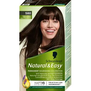 Schwarzkopf Natural & Easy 580 Velvet Dark Brown - Hiusväri Schwarzkopf Natural & Easy 580 Velvet Dark Brown - Hiusväri