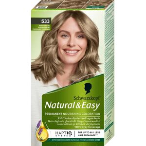 Schwarzkopf Natural & Easy 533 - Hiusväri - Tuhkanvaalea - Pohjoismainen sävy Schwarzkopf Natural & Easy 533 - Hiusväri - Tuhkanvaalea - Pohjoismainen sävy