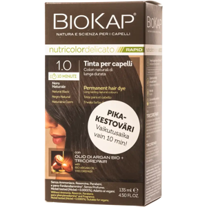 Biokap Luonnollinen Musta Hiusväri - Nopea, Ravitseva & Korjaava Biokap Luonnollinen Musta Hiusväri - Nopea, Ravitseva & Korjaava
