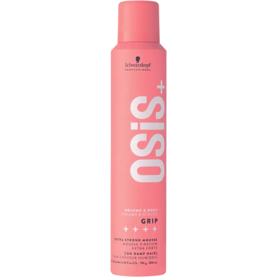 Schwarzkopf OSiS Grip Extra Vahva Mousse - Hiuskiinne Schwarzkopf OSiS Grip Extra Vahva Mousse - Hiuskiinne