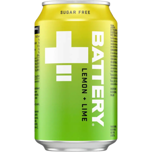 Battery Sugar free Sitruuna-Lime energiajuoma tölkki 0,33 L Battery Sugar free Sitruuna-Lime energiajuoma tölkki 0,33 L