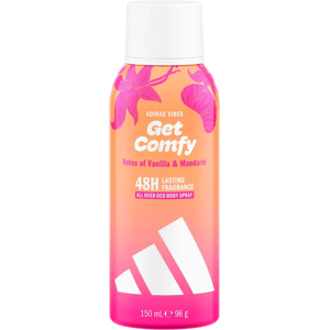 adidas Vibes Get Comfy deo body spray 150ml, naisille adidas Vibes Get Comfy deo body spray 150ml, naisille