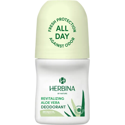 Herbina 50ml deodorantti roll-on Revitalizing Aloe Vera Herbina 50ml deodorantti roll-on Revitalizing Aloe Vera