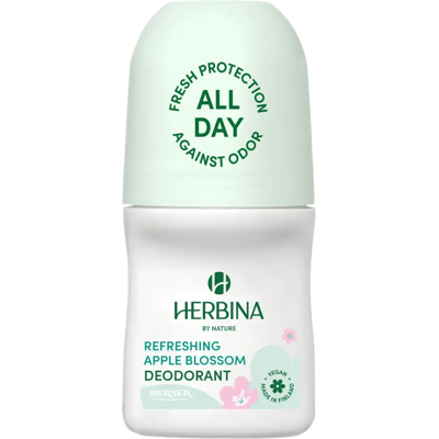 Herbina 50ml deodorantti roll-on Refreshing Apple Blossom Herbina 50ml deodorantti roll-on Refreshing Apple Blossom