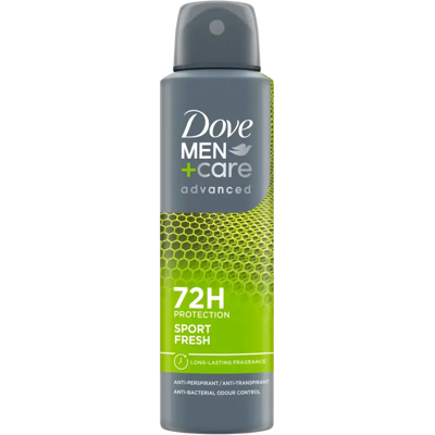 Dove Men+Care 72h Advanced Sport Fresh antiperspirantti deodorantti spray Dove Men+Care 72h Advanced Sport Fresh antiperspirantti deodorantti spray