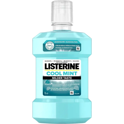 Listerine Cool Mint Milder Taste - Suuvesi - 1000 ml Listerine Cool Mint Milder Taste - Suuvesi - 1000 ml