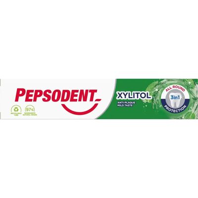 Pepsodent Xylitol Hammastahna Ksylitolia sisältävä fluorihammastahna 50 ml Pepsodent Xylitol Hammastahna Ksylitolia sisältävä fluorihammastahna 50 ml