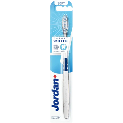 Jordan Target White soft valkaiseva hammasharja 1kpl Jordan Target White soft valkaiseva hammasharja 1kpl