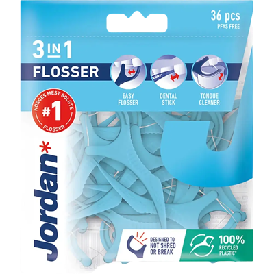 Jordan 3-in-1 Flosser - Suun hygienian työkalu Jordan 3-in-1 Flosser - Suun hygienian työkalu