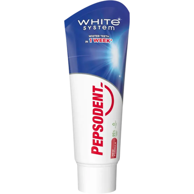 Pepsodent - White System - 75 ml - Valkistus - hammastahna Pepsodent - White System - 75 ml - Valkistus - hammastahna