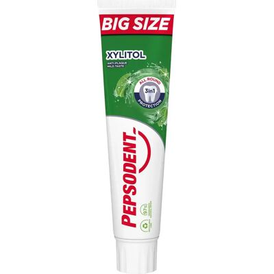 Pepsodent Xylitol Hammastahna Ksylitolia sisältävä fluorihammastahna 125 ml Pepsodent Xylitol Hammastahna Ksylitolia sisältävä fluorihammastahna 125 ml
