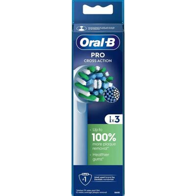 Oral-B PRO Cross Action vaihtoharja 3kpl Oral-B PRO Cross Action vaihtoharja 3kpl