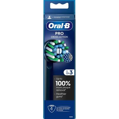 Oral-B PRO Cross Action Black 3kpl vaihtoharja Oral-B PRO Cross Action Black 3kpl vaihtoharja