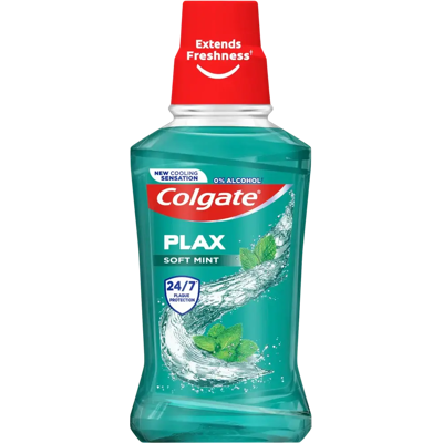Colgate Plax Pehmeä Mintun suutuuvesi - 250ml Colgate Plax Pehmeä Mintun suutuuvesi - 250ml