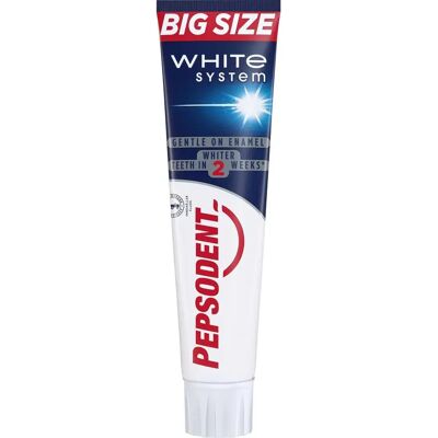 Pepsodent White System Hammastahna Poistaa värjäymiä 125 ml Pepsodent White System Hammastahna Poistaa värjäymiä 125 ml