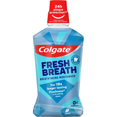 Colgate Breathtaking Ice Fresh suuvesi 500ml Colgate Breathtaking Ice Fresh suuvesi 500ml