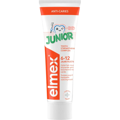 elmex Junior 6-12 v. lasten hammastahna 75ml elmex Junior 6-12 v. lasten hammastahna 75ml