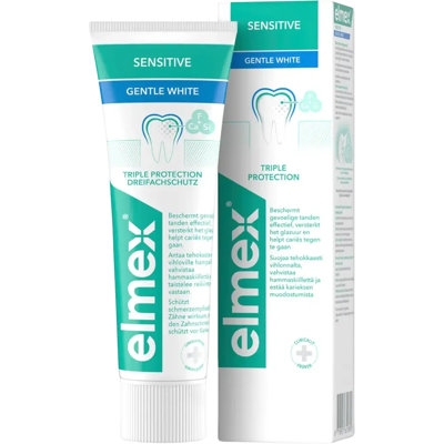elmex Sensitive Gentle White hammastahna 75ml elmex Sensitive Gentle White hammastahna 75ml