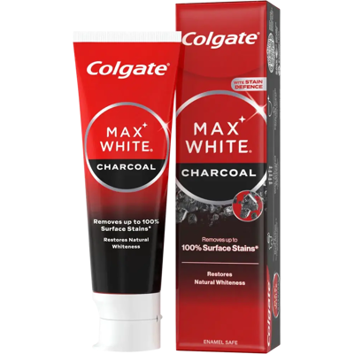Colgate Max White Charcoal hammastahna 75ml Colgate Max White Charcoal hammastahna 75ml