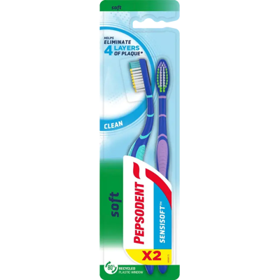 Pepsodent Clean Soft hammasharja 250ml Pepsodent Clean Soft hammasharja 250ml