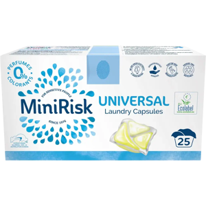 Mini Risk Universal pyykinpesukapseli 25 kpl Mini Risk Universal pyykinpesukapseli 25 kpl
