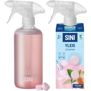 SINI Yleispuhdistusaine, starttipakkaus – pullo + 2 tablettia SINI Yleispuhdistusaine, starttipakkaus – pullo + 2 tablettia