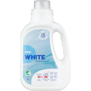 Coop White valkopyykinpesuneste 1 l Coop White valkopyykinpesuneste 1 l