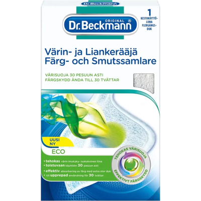 Dr. Beckmann 1kpl Värin- ja liankerääjä kestokäyttöliina Dr. Beckmann 1kpl Värin- ja liankerääjä kestokäyttöliina