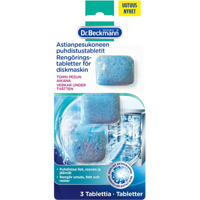 Dr. Beckmann 60g Astianpesukoneen puhdistustabletit Dr. Beckmann 60g Astianpesukoneen puhdistustabletit