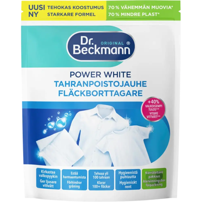 DR Beckmann Dr. Beckmann Power White Tahranpoistojauhe 400 g DR Beckmann Dr. Beckmann Power White Tahranpoistojauhe 400 g