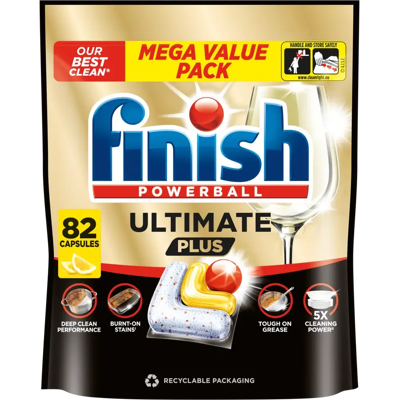 Calgonit Finish - POWERBALL ULTIMATE PLUS ALL IN 1 CITRUS Calgonit Finish - POWERBALL ULTIMATE PLUS ALL IN 1 CITRUS