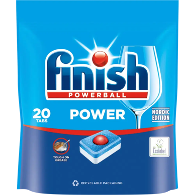 Finish Power Kaikki yhdessä tiskitabletit - Puhdistusratkaisu Finish Power Kaikki yhdessä tiskitabletit - Puhdistusratkaisu