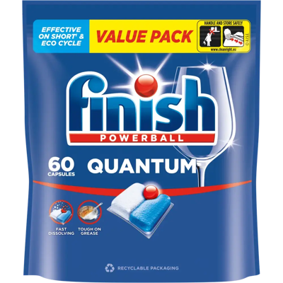 Finish Quantum All-in-1 konetiskitabletti 60kpl Finish Quantum All-in-1 konetiskitabletti 60kpl