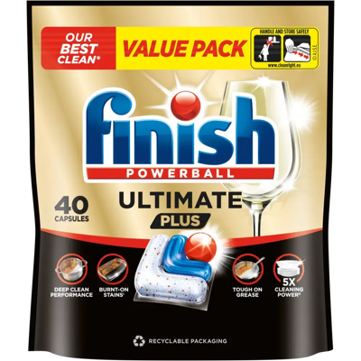 Finish Ultimate Plus Konetiskitabletti 40kpl Finish Ultimate Plus Konetiskitabletti 40kpl