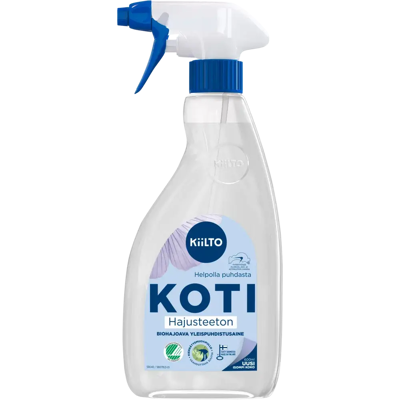Kiilto Koti biohajoava yleispuhdistussuihke Hajusteeton 600 ml Kiilto Koti biohajoava yleispuhdistussuihke Hajusteeton 600 ml