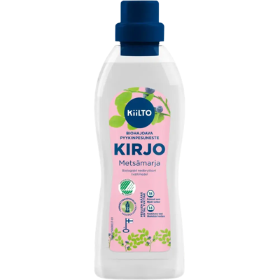 Kiilto Kirjo biohajoava pyykinpesuneste Metsämarja 720 ml Kiilto Kirjo biohajoava pyykinpesuneste Metsämarja 720 ml